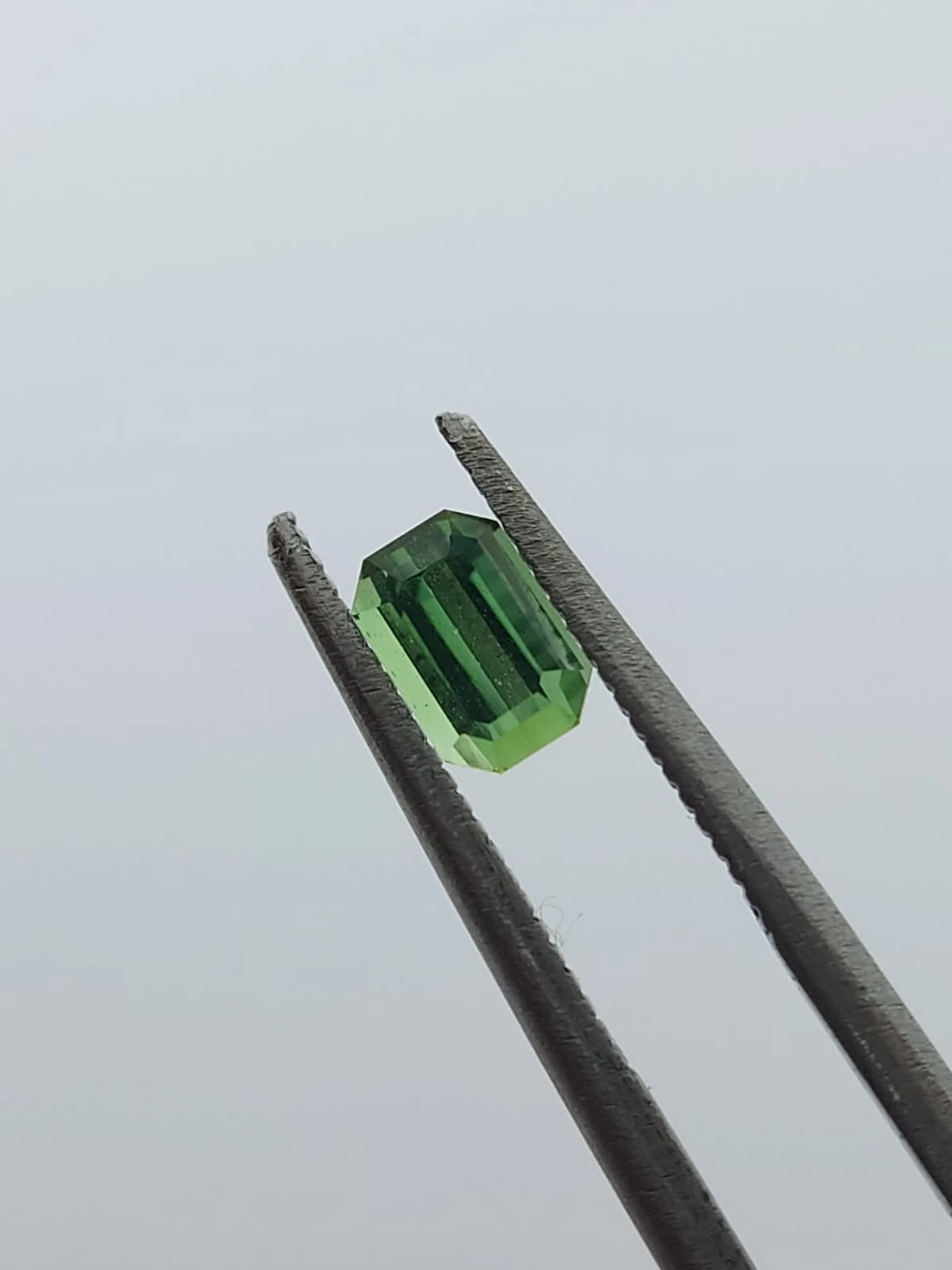 0.59ct Natural Green Tourmaline Emerald Cut Loose Gemstone from Afghanistan — view 4